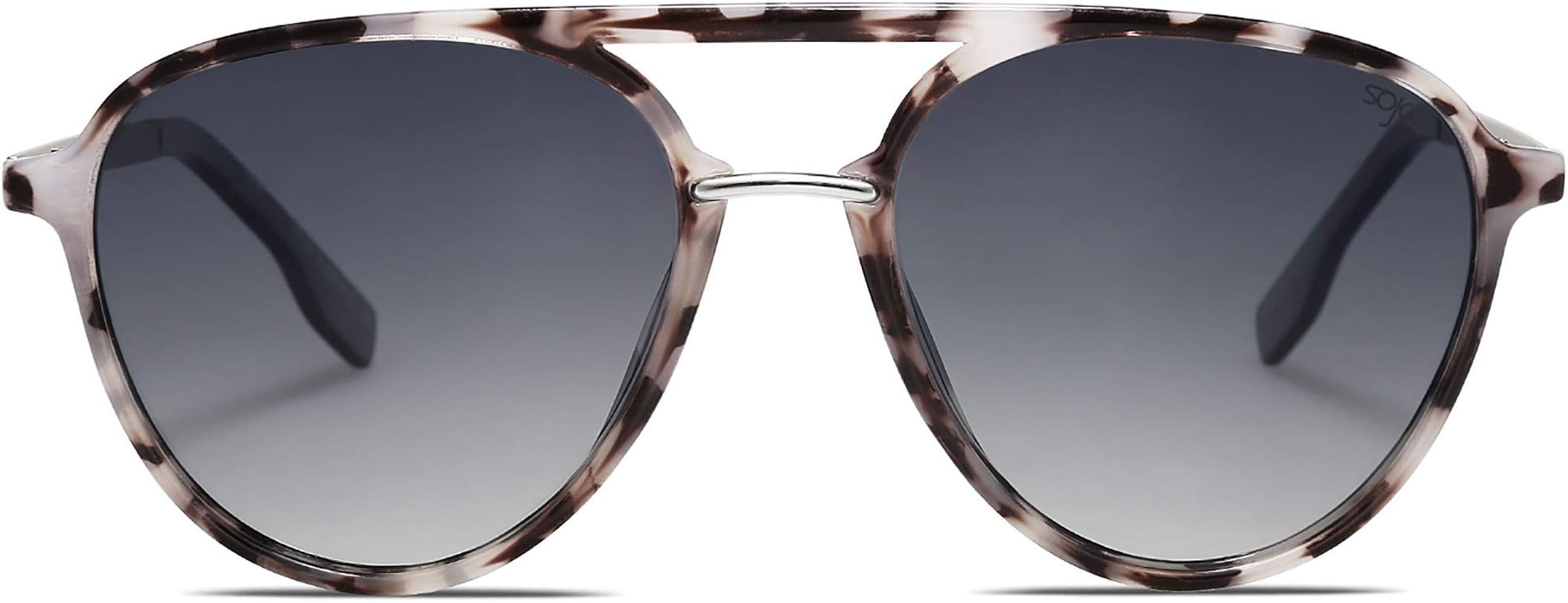 SOJOS Retro Oversized Round Polarized Sunglasses for Women Men Large Frame Ladies Shades SJ2078 | Amazon (US)