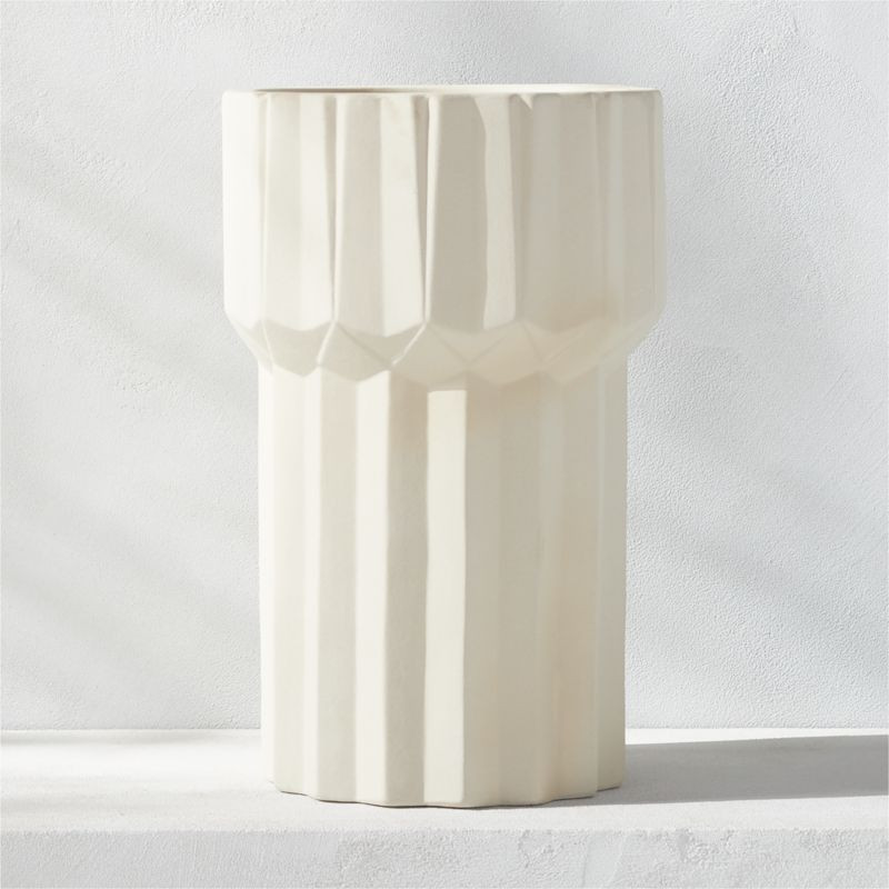 Mersa Modern Clay Outdoor Planter Tall + Reviews | CB2 | CB2
