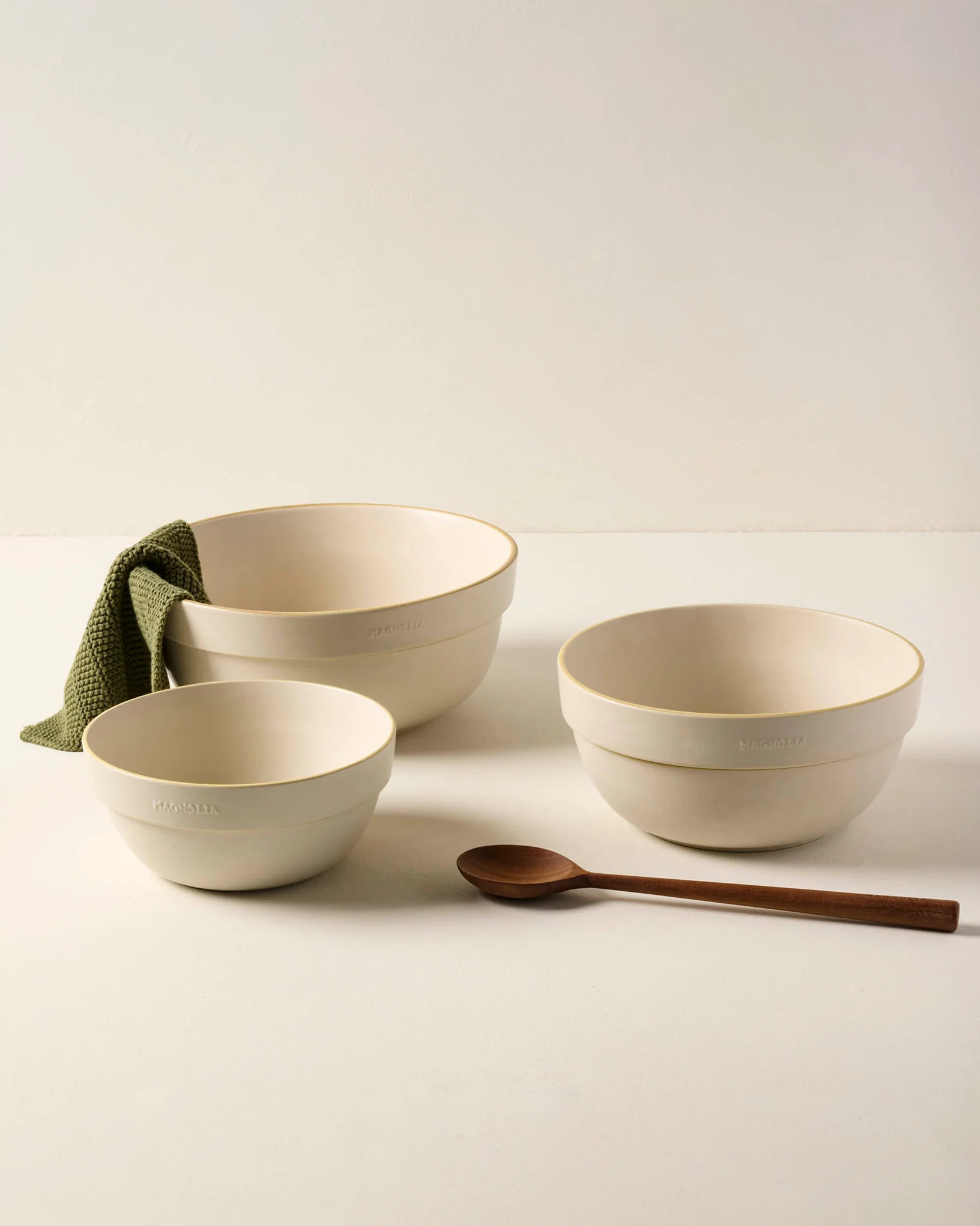 Set of Vintage-Inspired Mixing Bowls | Magnolia