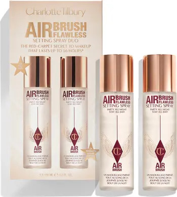 Charlotte Tilbury Airbrush Flawless Finish Setting Spray Duo $76 Value | Nordstrom | Nordstrom