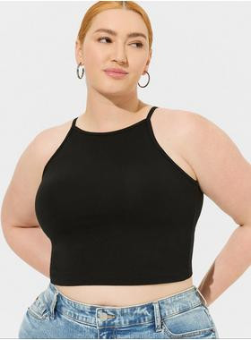 Foxy High Neck Crop Top | Torrid (US & Canada)