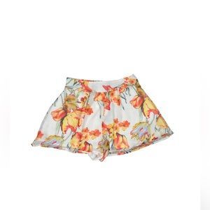 NWT Luxxel skirt skort sz S floral lined flounce casual dressy coastal beachy | Poshmark