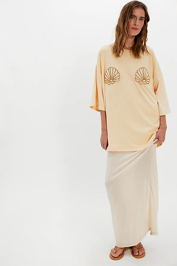 Sabbi Sparkle Shell Oversized Tee | Free People (Global - UK&FR Excluded)