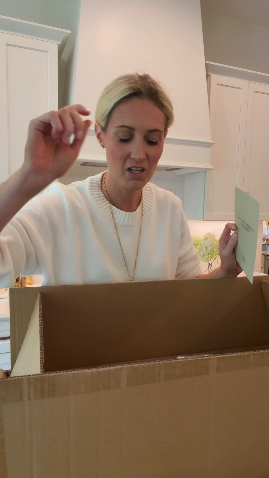 Unbox my new @Quince cookware set with me! This 7-piece ceramic nonstick cookware set is designed for everyday cooking with a clean, modern look! This set has all the best pieces for a busy mom! #QuincePartner

#LTKmomlife