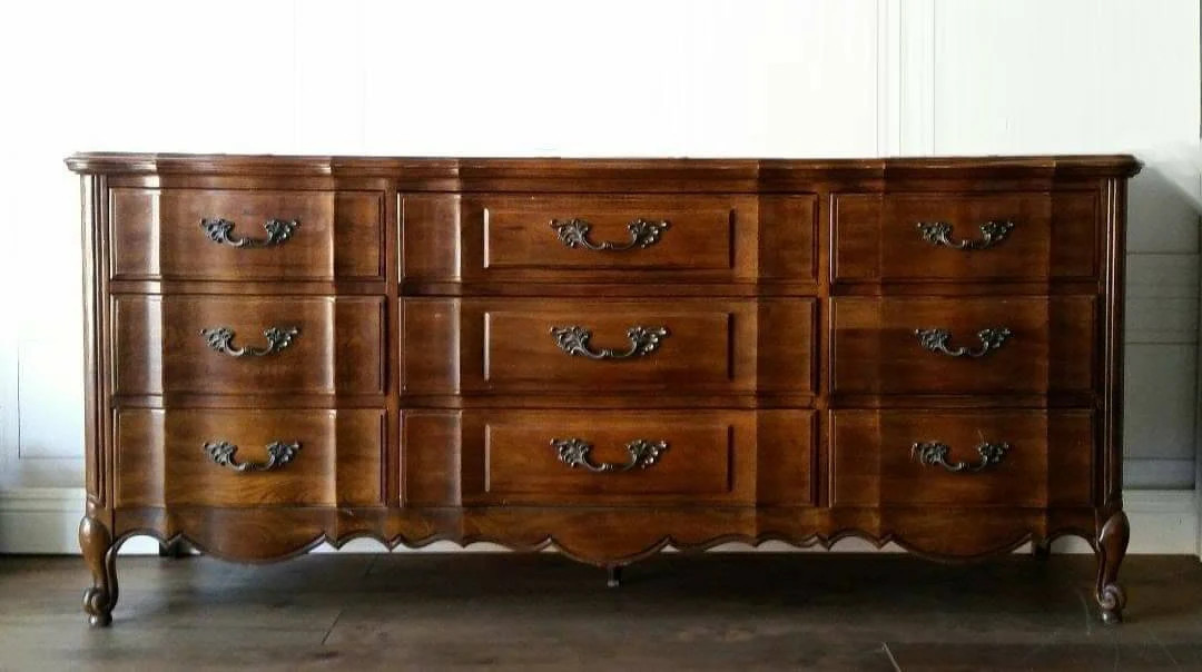 Pick Your Color! Free Shipping! Custom Painted Boudoir Thomasville Vintage 9 Drawer Dresser Glam ... | Etsy (US)