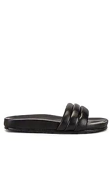 Seychelles Low Key Sandal in Black Leather from Revolve.com | Revolve Clothing (Global)