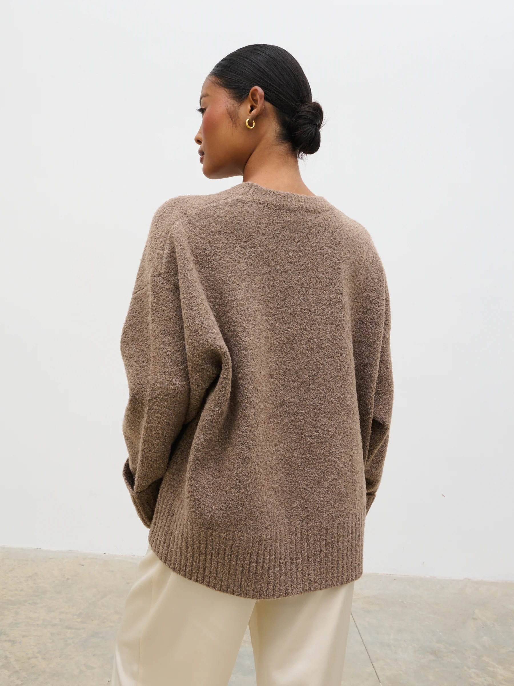 Camille Oversized Borg Jumper | Pretty Lavish (UK)