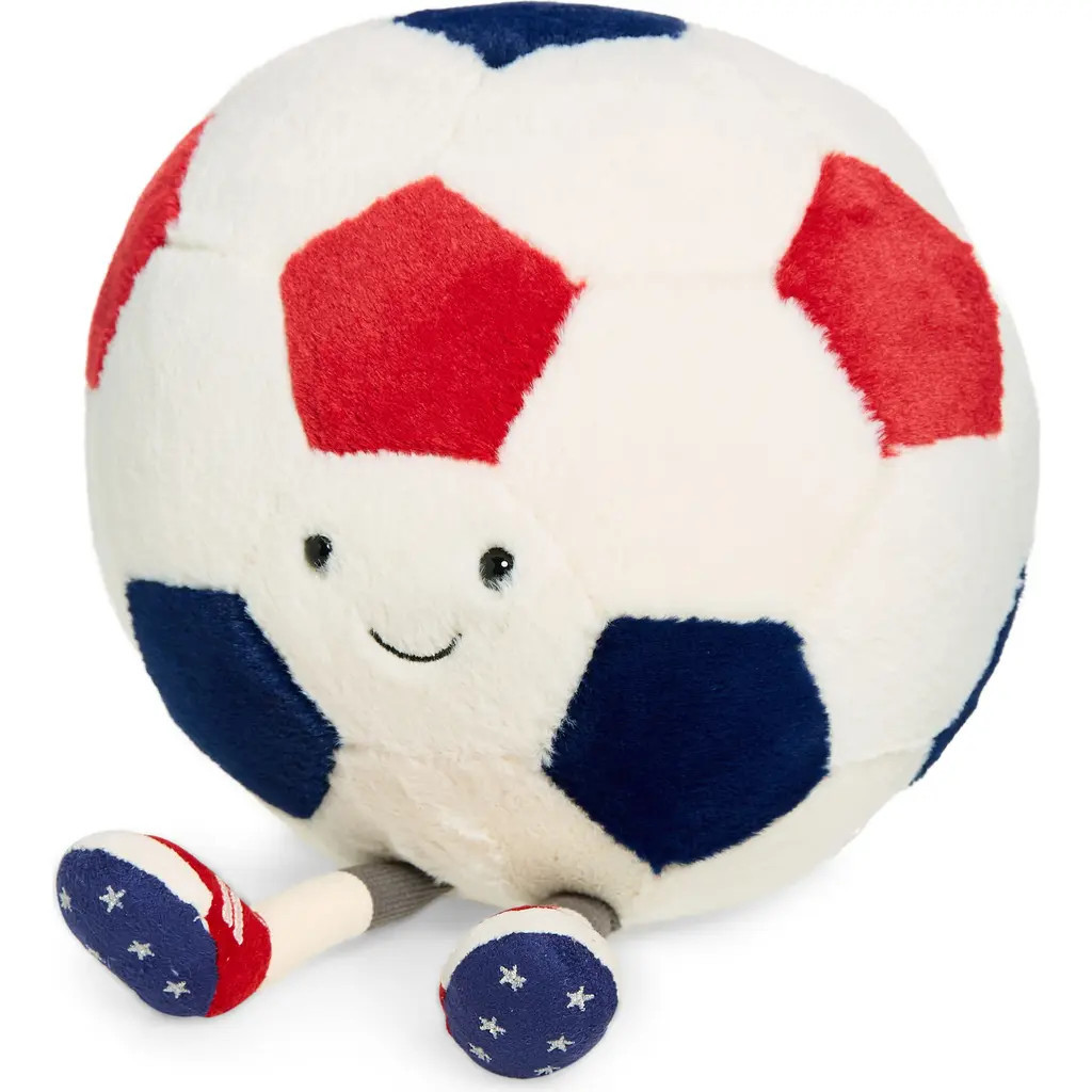 Jellycat Amuseables USA Soccer Ball Large Plushie in Cream at Nordstrom | Nordstrom