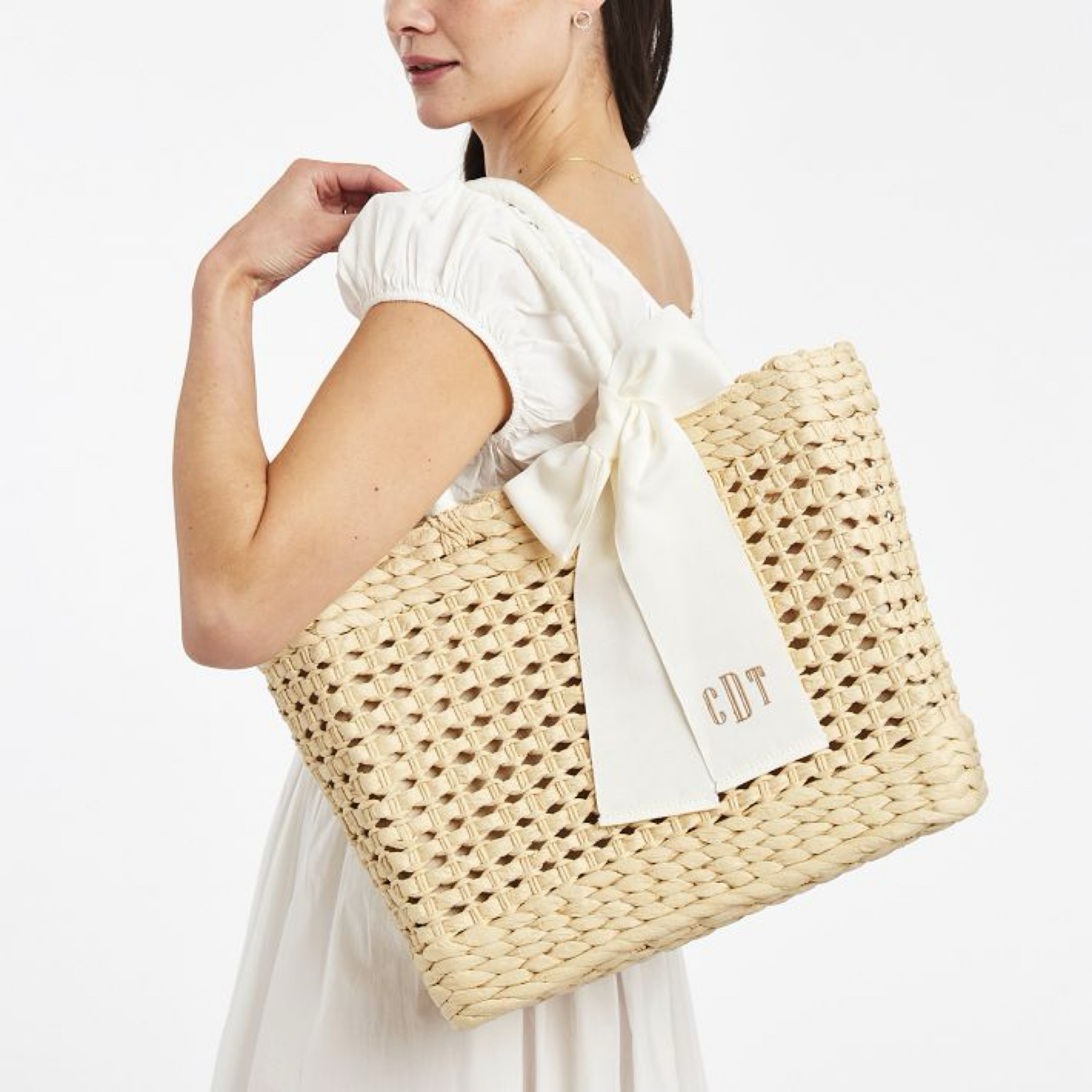 The sweetest ribbon bow basket tote for spring! I don’t want an Easter basket, I want this bag!🤍

#LTKSeasonal #LTKWedding #LTKStyleTip