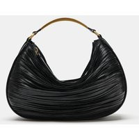 Zara - Metal Handle Handbag - Black - One Size Only - Woman | Zara US
