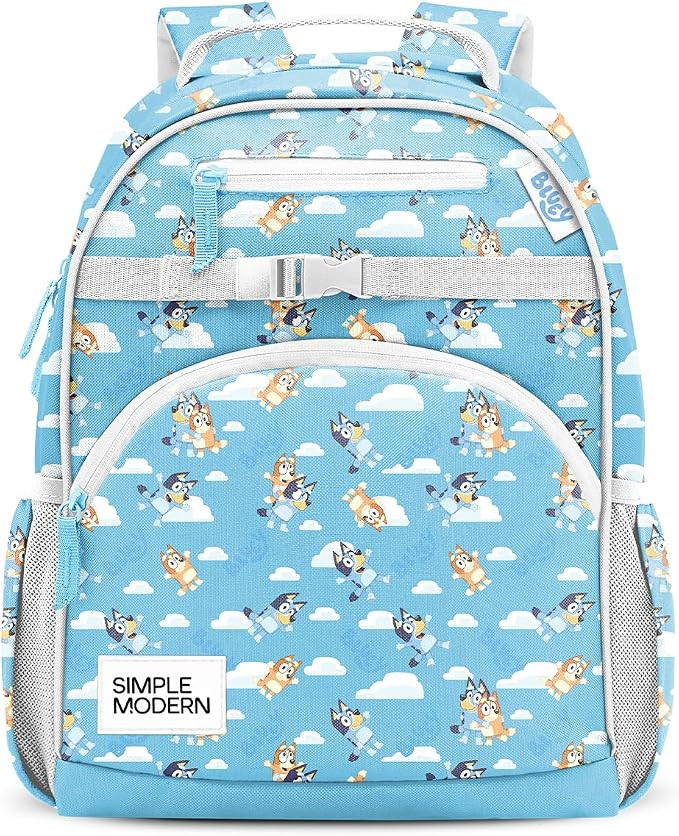 Simple Modern Bluey Kids Backpack for School, Girls, Boys | 12L | Fletcher Bluey Bookbag, School ... | Amazon (US)