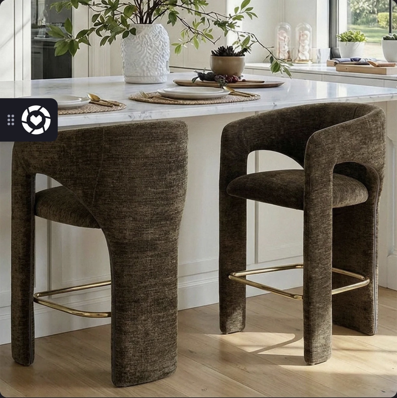 These stools 😍 The shape + textured fabric + gold details make them look SO high-end. Comes in the prettiest neutral + statement colors and they’re currently on flash deal! Perfect for a kitchen island refresh ✨

upholstered counter stools, kitchen island stools, modern bar stools, Wayfair finds, kitchen decor, home decor finds, designer look for less, modern kitchen furniture

#LTKSaleAlert #LTKHome #LTKSeasonal