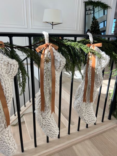 My top selling white knit stockings are finally back in stock! 🎄✨

Christmas decor; holiday decor; garland; Christmas tree; knit stockings; crate & barrel; target home; Christine Andrew home 

#LTKSeasonal #LTKhome #LTKHoliday