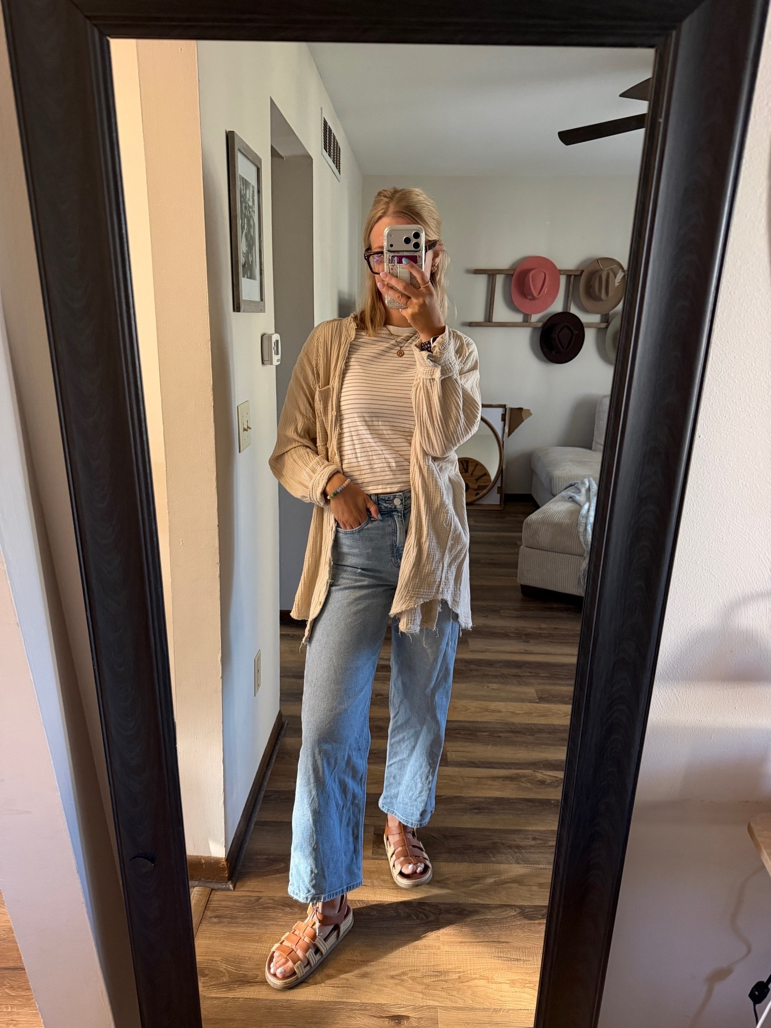 Thursday’s OOTD — 05.14.26 

Love the Bestee T-Shirt’s from Old Navy for spring & summer!! 🌷🌞

such a basic and there are some fun new striped colors — LOVE the light blue & the brown!! 🩵🤎

size small tall for me :)
*there is a cropped option too, so I am linking both!

ON SALE FOR $9.99 RIGHT NOW!!!! 🤑

Old navy finds, Old Navy fashion, Old Navy deals, Old Navy basics, Old Navy tops, Old Navy shirts, striped shirts, basic tops, spring tops, summer shirts, spring outfits, summer outfits, trending at Old Navy, hot deals

#LTKootd #LTKSaleAlert #LTKSeasonal