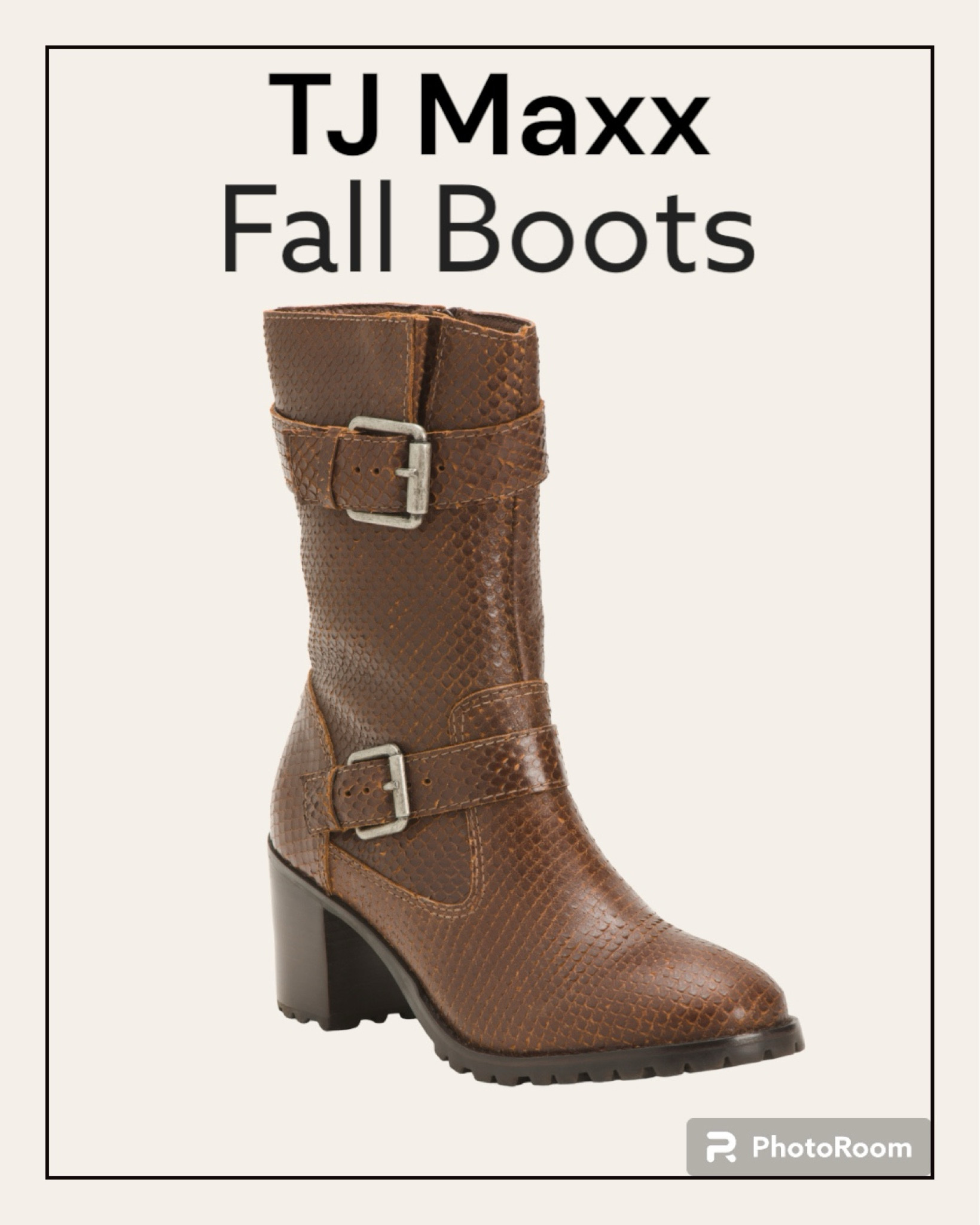 Tjmaxx affordable brown boots for fall. 

#boots
#tjmaxxx

#LTKshoecrush