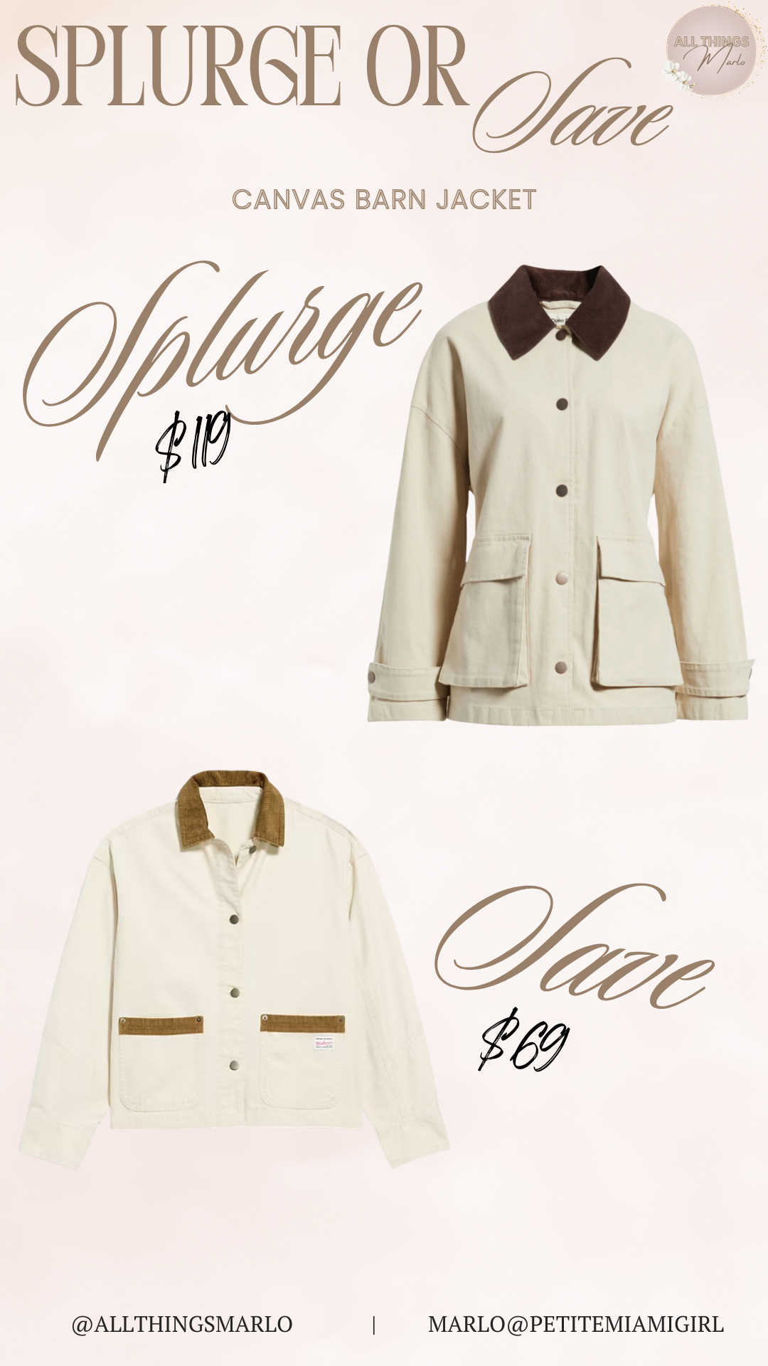 Canvas Barn Jacket 

 #LTKSeasonal #LTKSaleAlert #LTKTravel