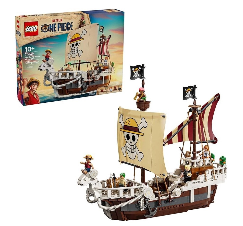 LEGO ONE Piece The Going Merry Pirate Ship Building Blocks - Pretend Play Adventure Toy for Boys & Girls, 10+ - Straw Hat Crew Toy Figures & Playset for Anime Fans - Gift Idea for Birthdays - 75639

#LTKKids