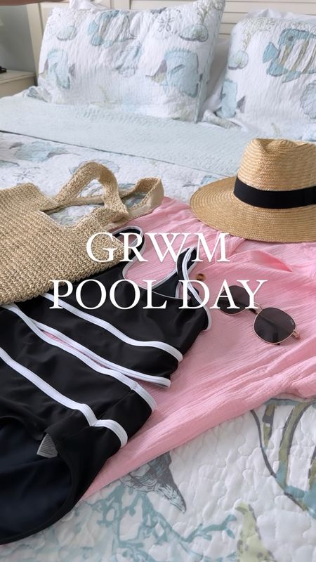GRWM | POOL DAY ☀️🕶️👙 Having a blast on the most perfect weather! 

☀️ Follow me for more affordable fashion and outfit ideas!☀️

Wearing:
Cover up- small
Swim- Top (med) Bottom (small)

#LTKFind #LTKstyletip #LTKunder50