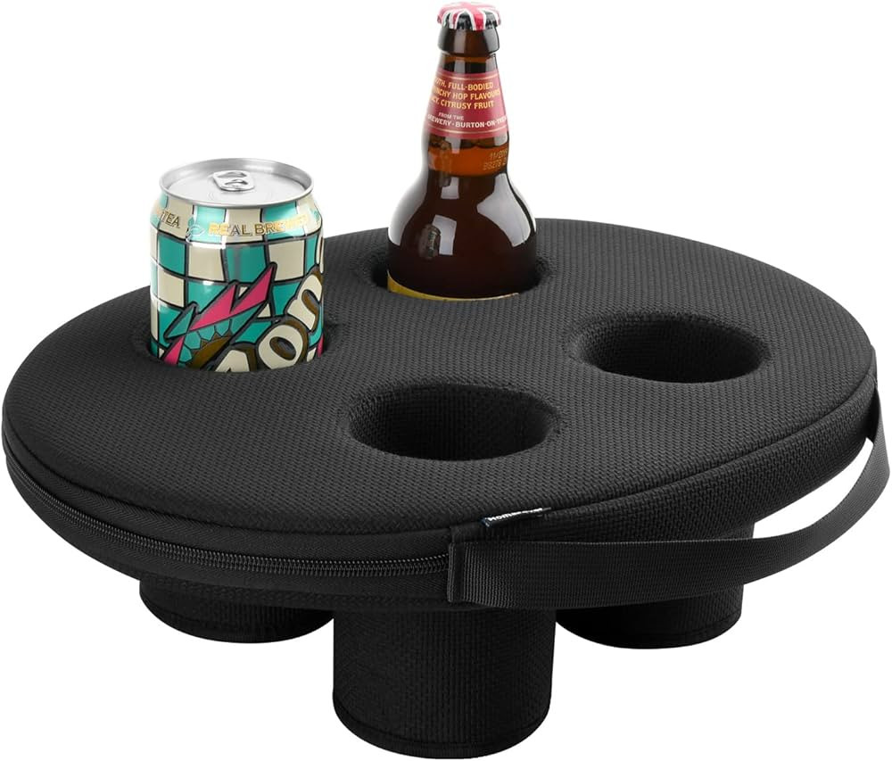 Neoprene Floating Drink Holder - 4 Cup Floating Coaster Pool Beer Drink Holder for Party Water Fu... | Amazon (US)