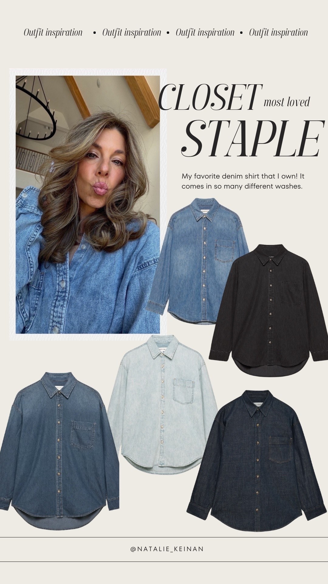 My favorite denim shirt!!

#LTKSeasonal #LTKdayinmylife #LTKootd