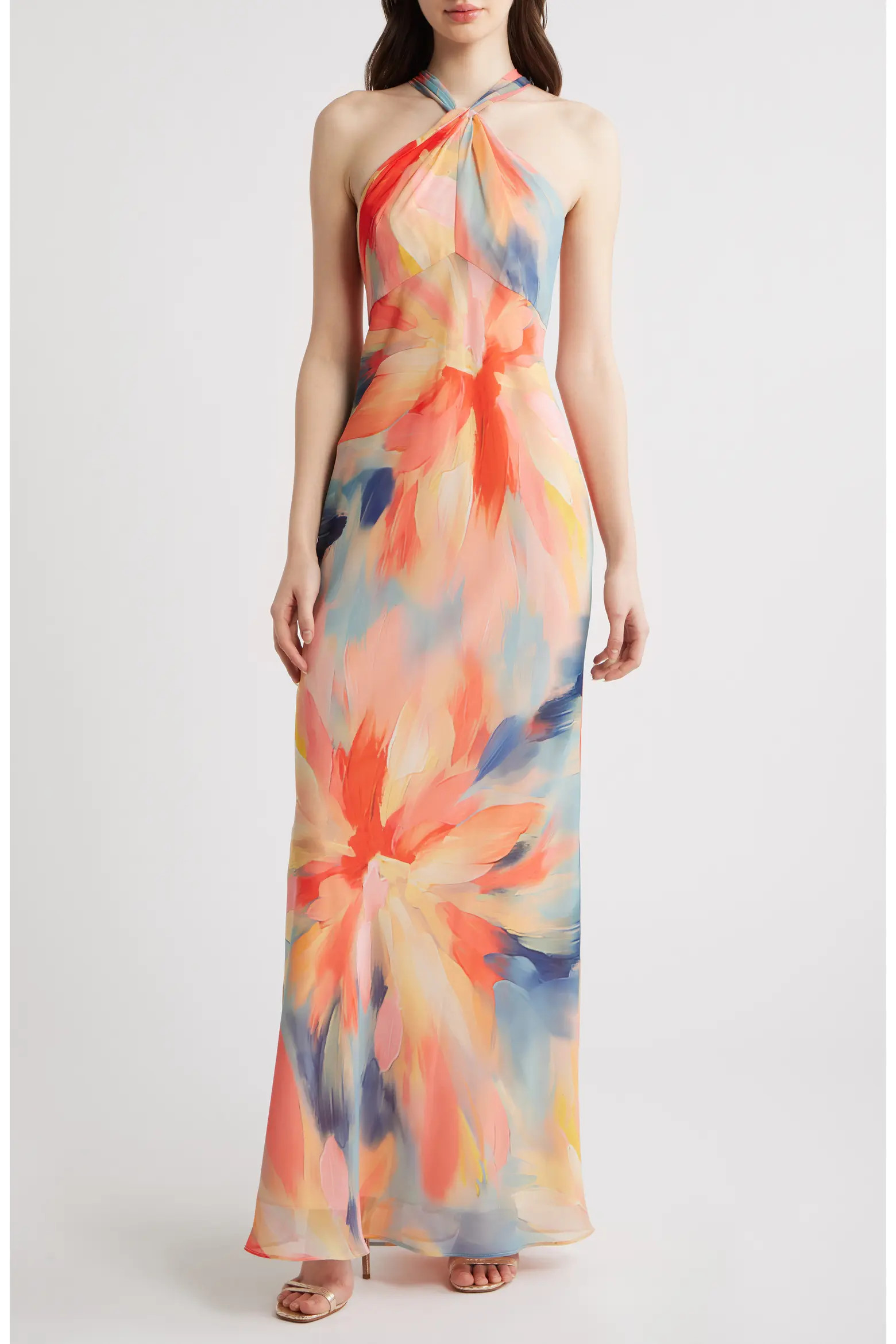 Sleeveless Chiffon Dress (Women) | Nordstrom | Nordstrom