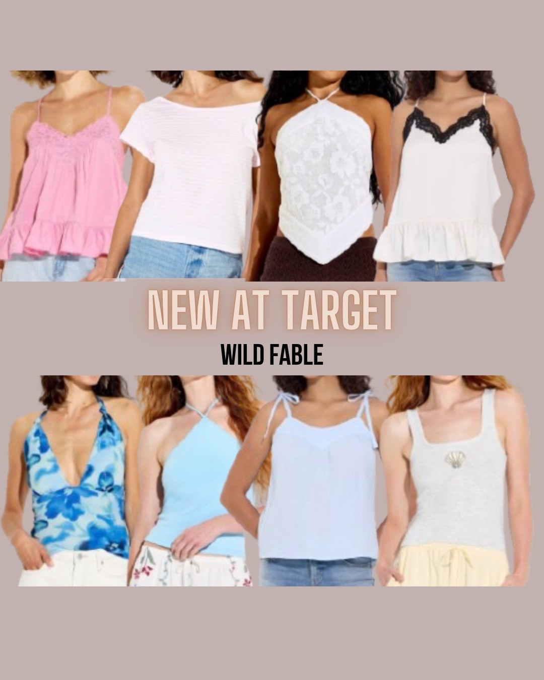Target style
Summer tops
Tank top