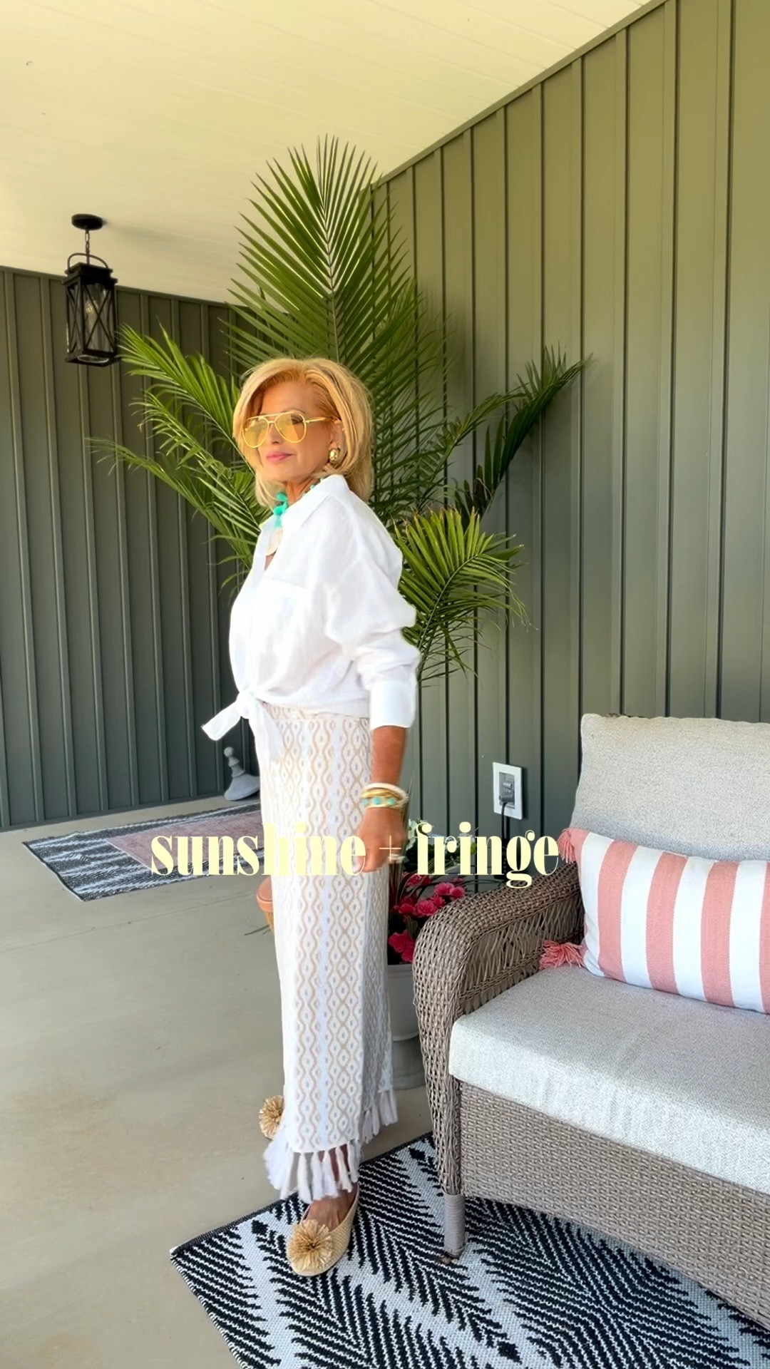 This is my second print in this skirt & I’m loving the neural beachy vibe of this one. 
I’m wearing a med in my skirt & linen shirt 

#LTKgrwm #LTKTravel #LTKdayinmylife