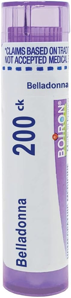 Boiron Belladonna 200CK, 80 Pellets, Homeopathic Medicine for Fever | Amazon (US)