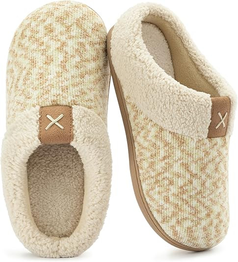 ULTRAIDEAS Women's Indoor Bedroom Slipper with Memory Foam, Gift for Women, Wool-Like House Shoe ... | Amazon (US)