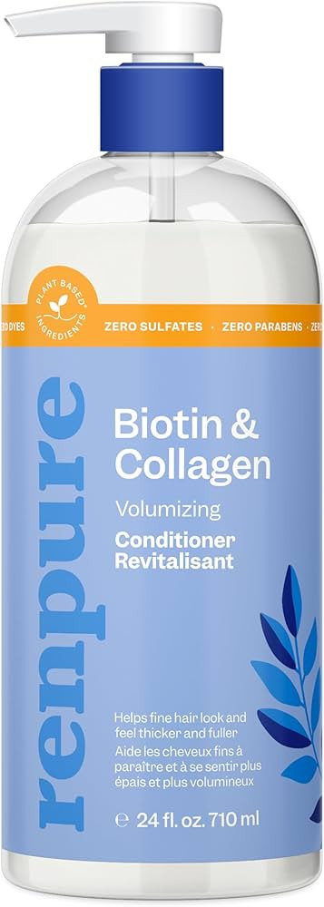 Renpure Plant Based Biotin and Collagen Thickening Volume Conditioner - Paraben, Dye, Cruelty Fre... | Amazon (US)