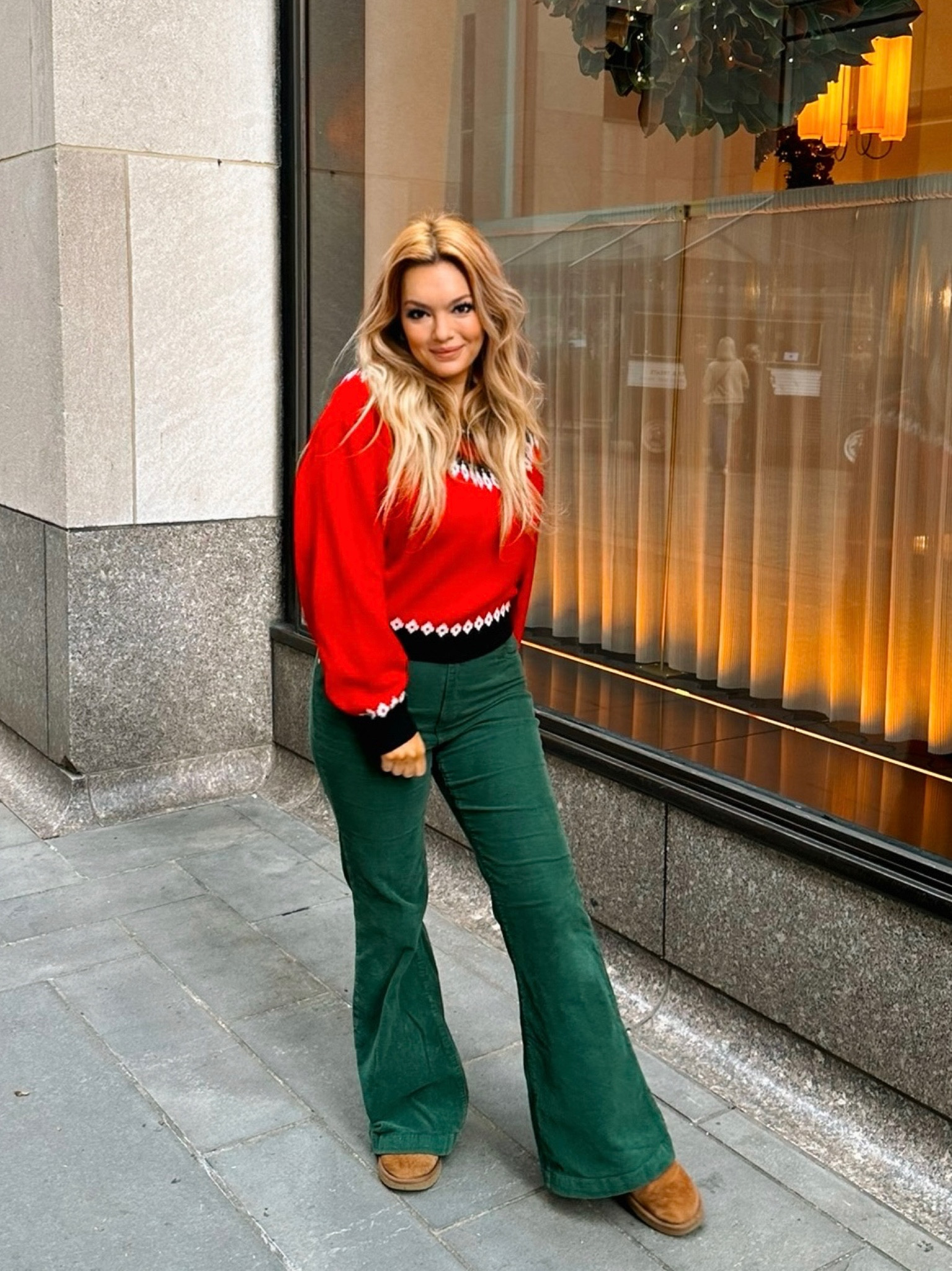 Went to see the Rockefeller tree so I obviously had to wear festive Christmas colors!! Consider this my version of an “ugly sweater” - I LOVEEE fair isle!😍

#LTKSeasonal #LTKHoliday #LTKGiftGuide