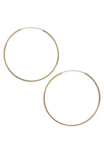 Argento Vivo Sterling Silver Argento Vivo Extra Large Endless Hoop Earrings | Nordstrom | Nordstrom