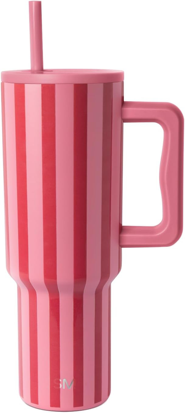 Simple Modern 40 oz Valentine's Day Trek Tumbler with Handle and Straw Lid | Cup Holder Friendly ... | Amazon (US)