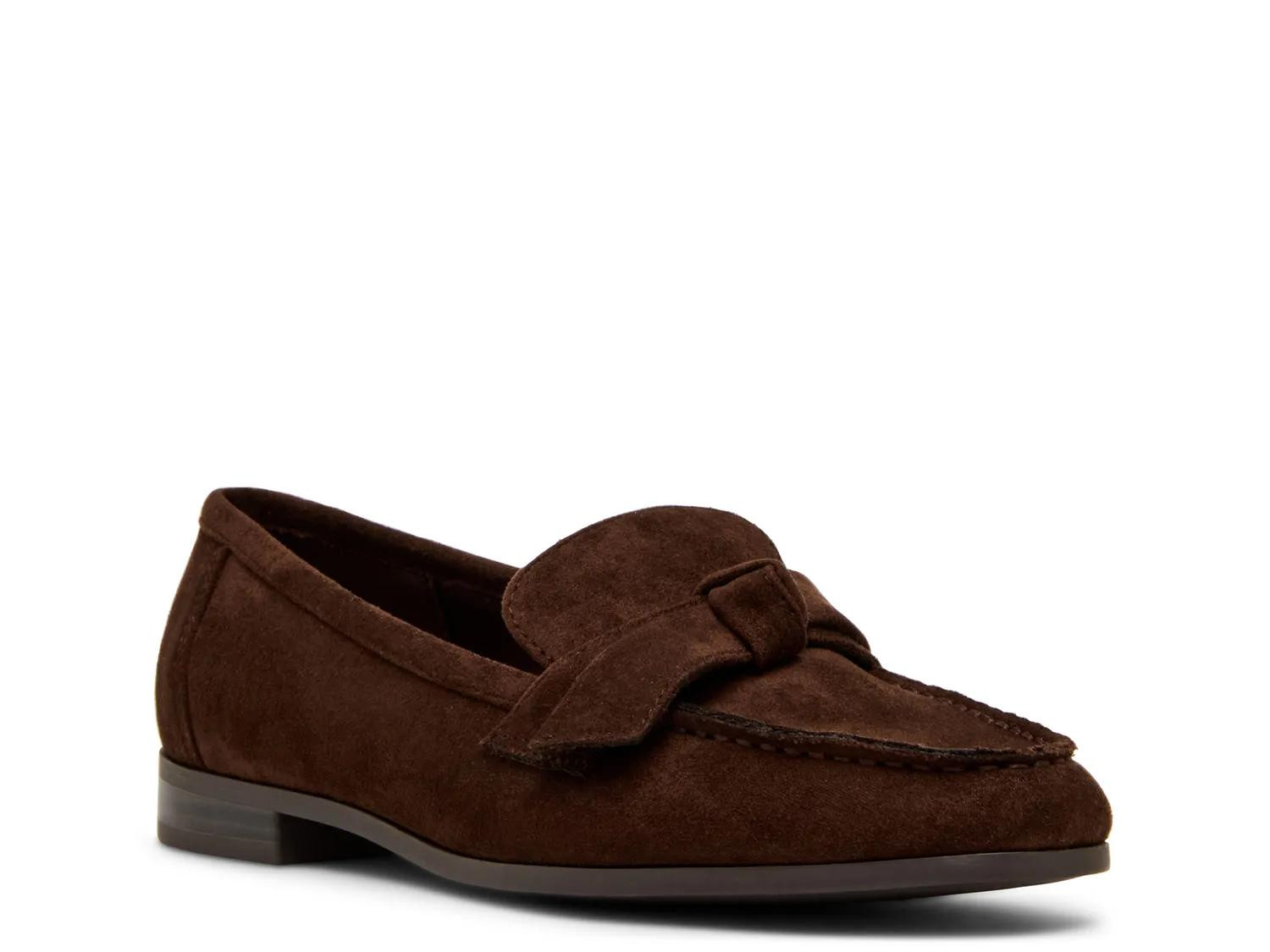 Anne Klein Bowie Loafer | Women's | Dark Brown Suede | Size 10 | Loafers | DSW