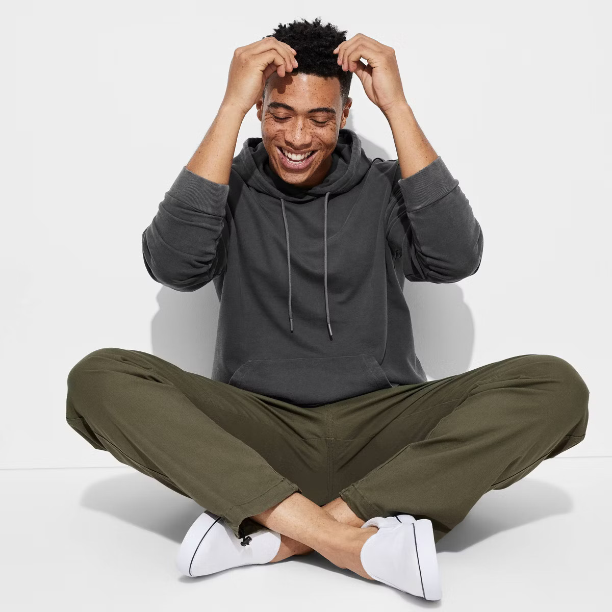 Men's Regular Fit Hooded Pullover Sweatshirt - Original Use™ | Target