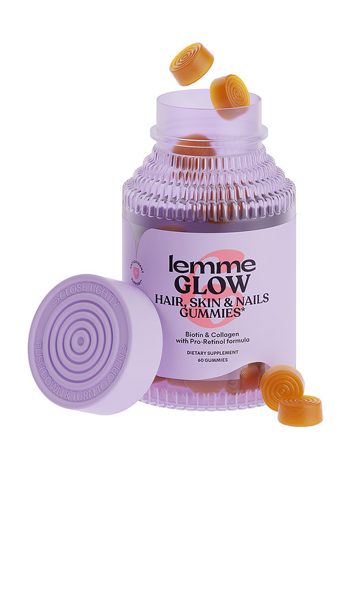 Lemme Glow, Hair, Skin & Nails Gummies in N/A. Size all. | Revolve Clothing (Global)