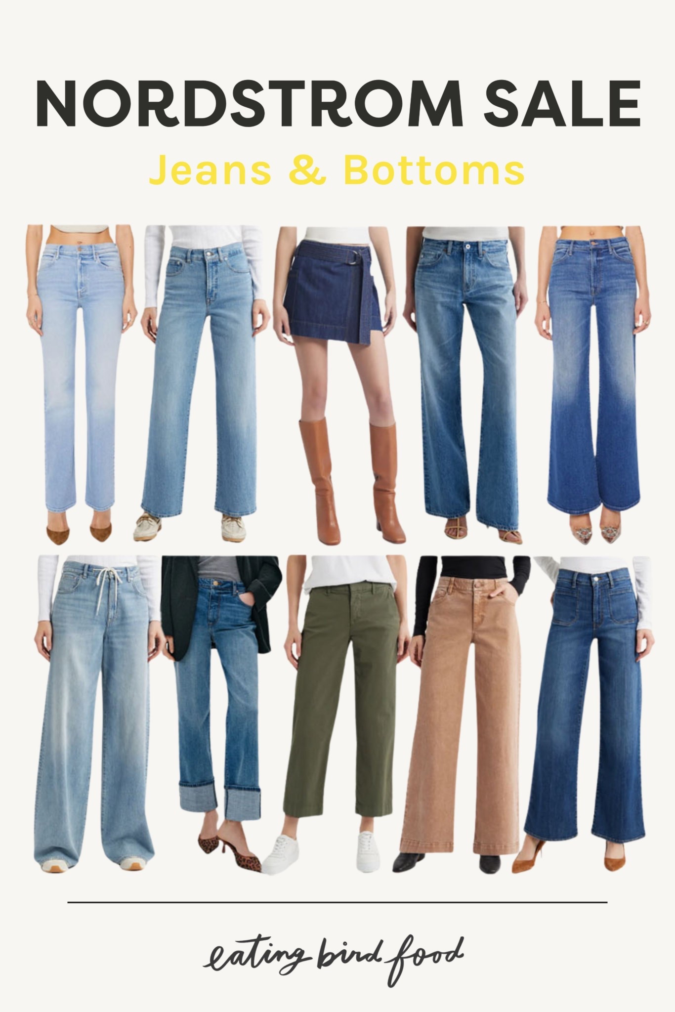 Nordstrom Sale: Best of Bottoms. 

Women’s Denim / MOTHER denim / Denim skirt / Rails / Super wide denim / Ankle pants 

#LTKStyleTip #LTKFindsUnder100 #LTKSaleAlert