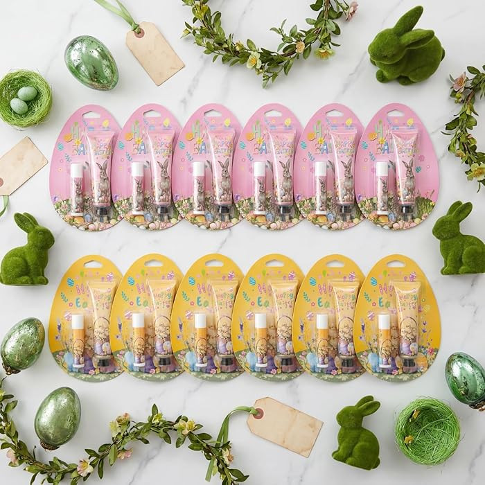 Leelosp 12 Set Easter Gifts Bulk Easter Hand Cream Basket Stuffers for Coworkers Adult with Hand ... | Amazon (US)