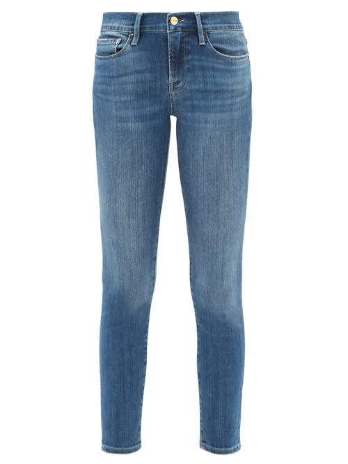 Frame - Le Skinny De Jeanne Mid-rise Cropped Jeans - Womens - Mid Denim | Matches (US)