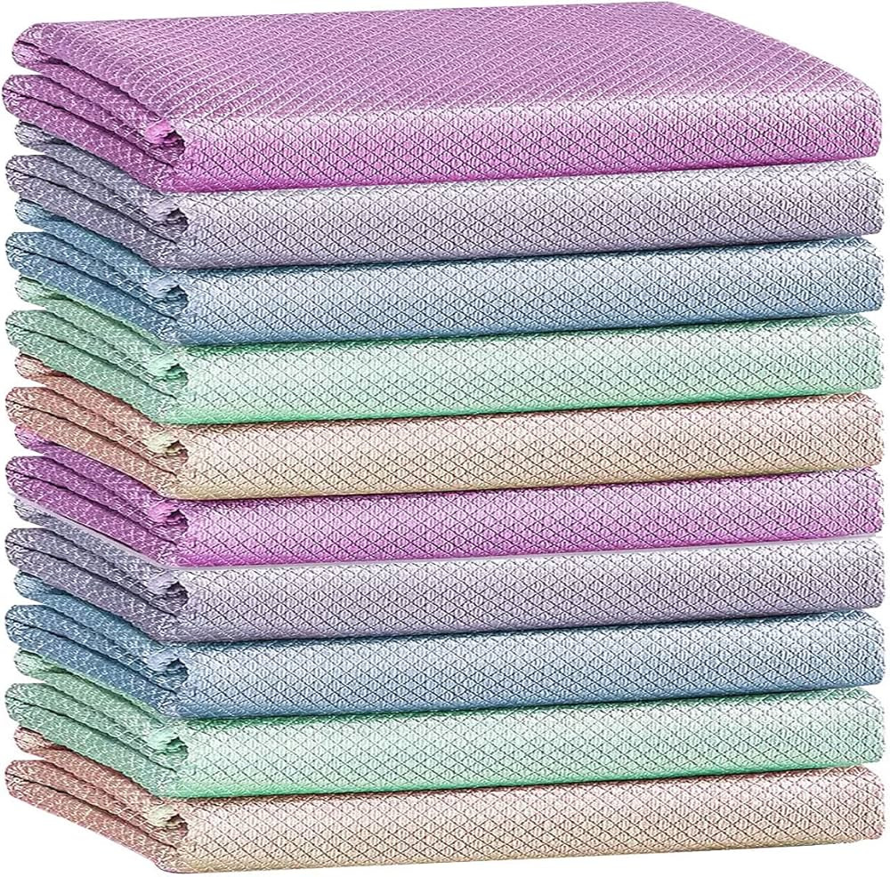 Nanoscale Cleaning Cloth,Microfiber Cleaning Cloths,Cleaning Rags for Kitchens, Glass, Cars and W... | Amazon (US)