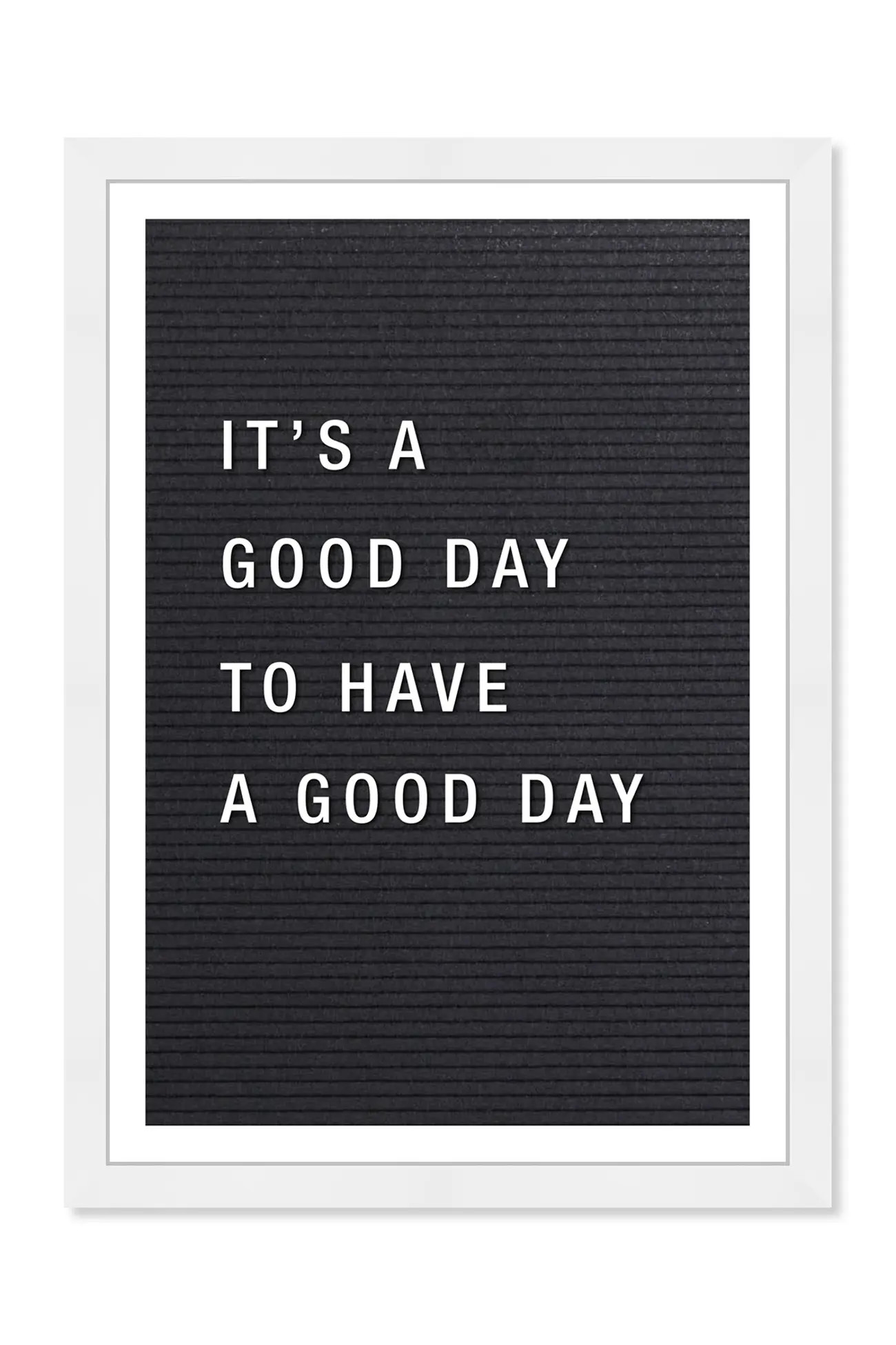Wynwood Studio | Good Day Letterboard Black Wall Art | Nordstrom Rack | Nordstrom Rack