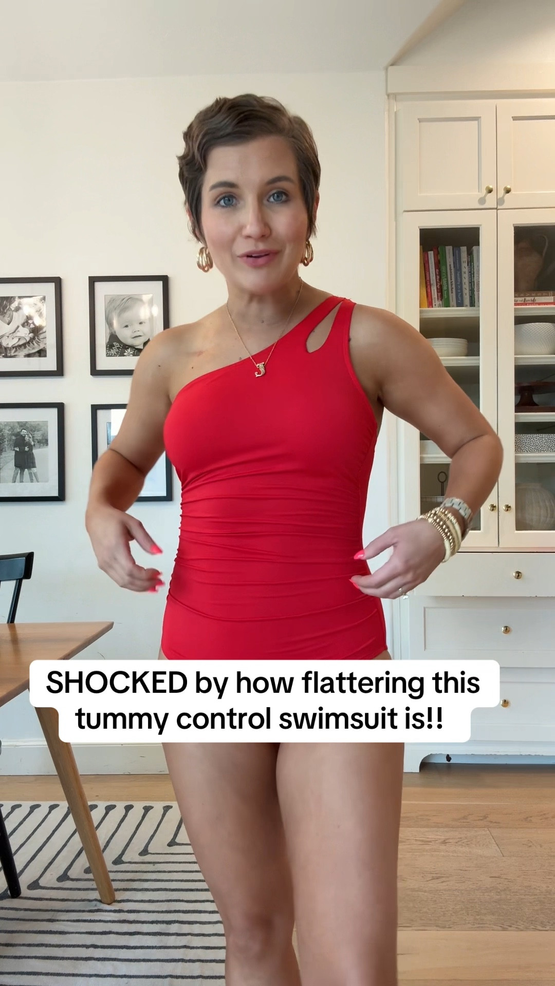 This red one piece swimsuit from Amazon is crazy flattering on the tummy! #4thofjuly #4thofjulyswimsuit

#LTKSwim #LTKSeasonal #LTKSummerEdit