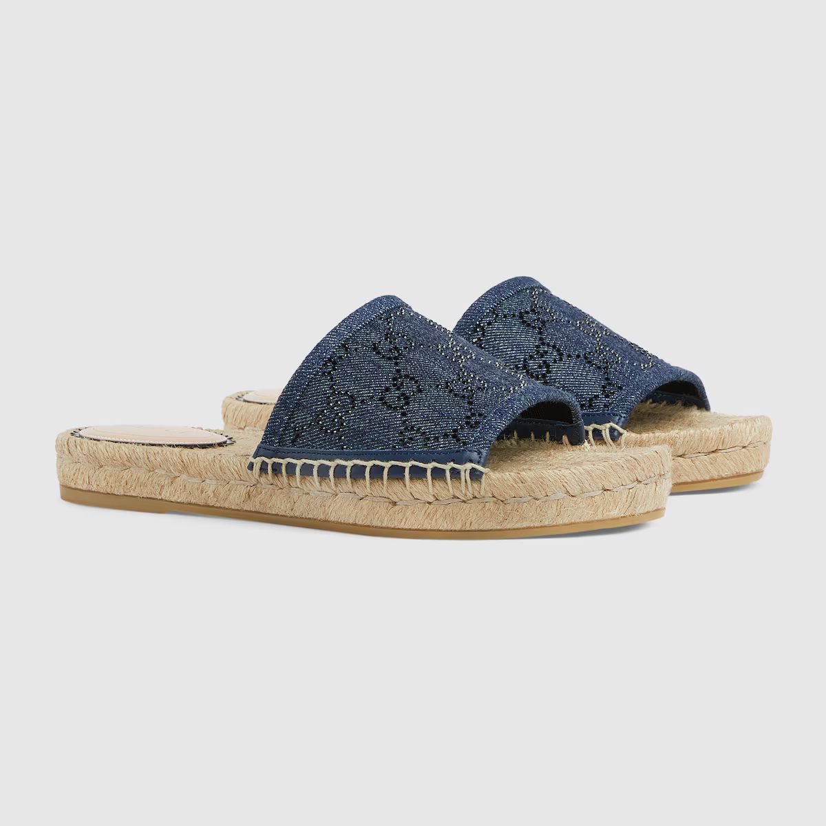 Women's slide espadrille with GG crystals | Gucci (US)