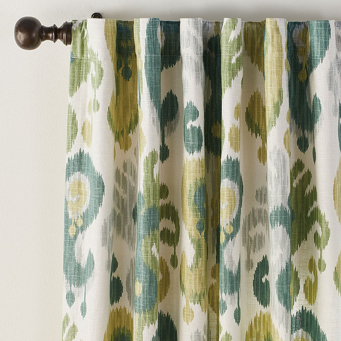 Andros Ikat Drapery Panel | Ballard Designs, Inc.