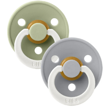 BIBS Latex Pacifier Sage Glow and Cloud Glow | Well.ca