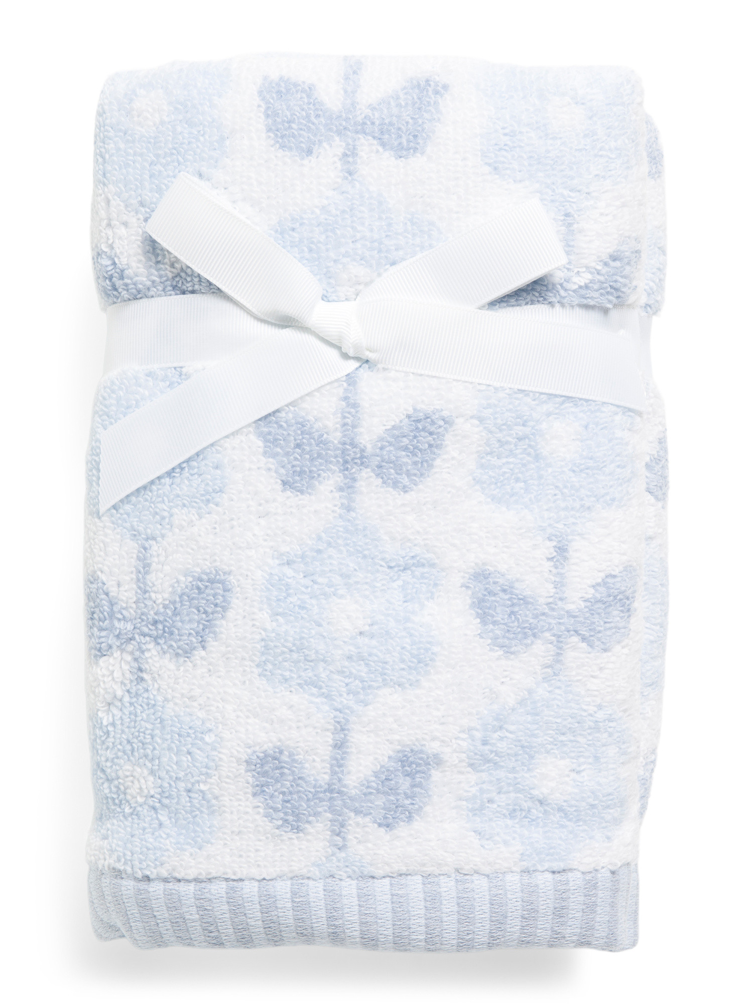 Set Of 2 Jacquard Eco Melange Zero Twist Hand Towels | Bed & Bath | Marshalls | Marshalls
