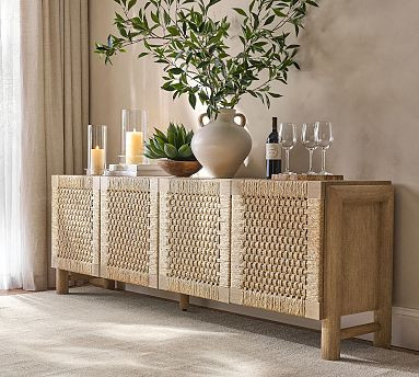 Bolinas Woven Buffet (75") | Pottery Barn (US)
