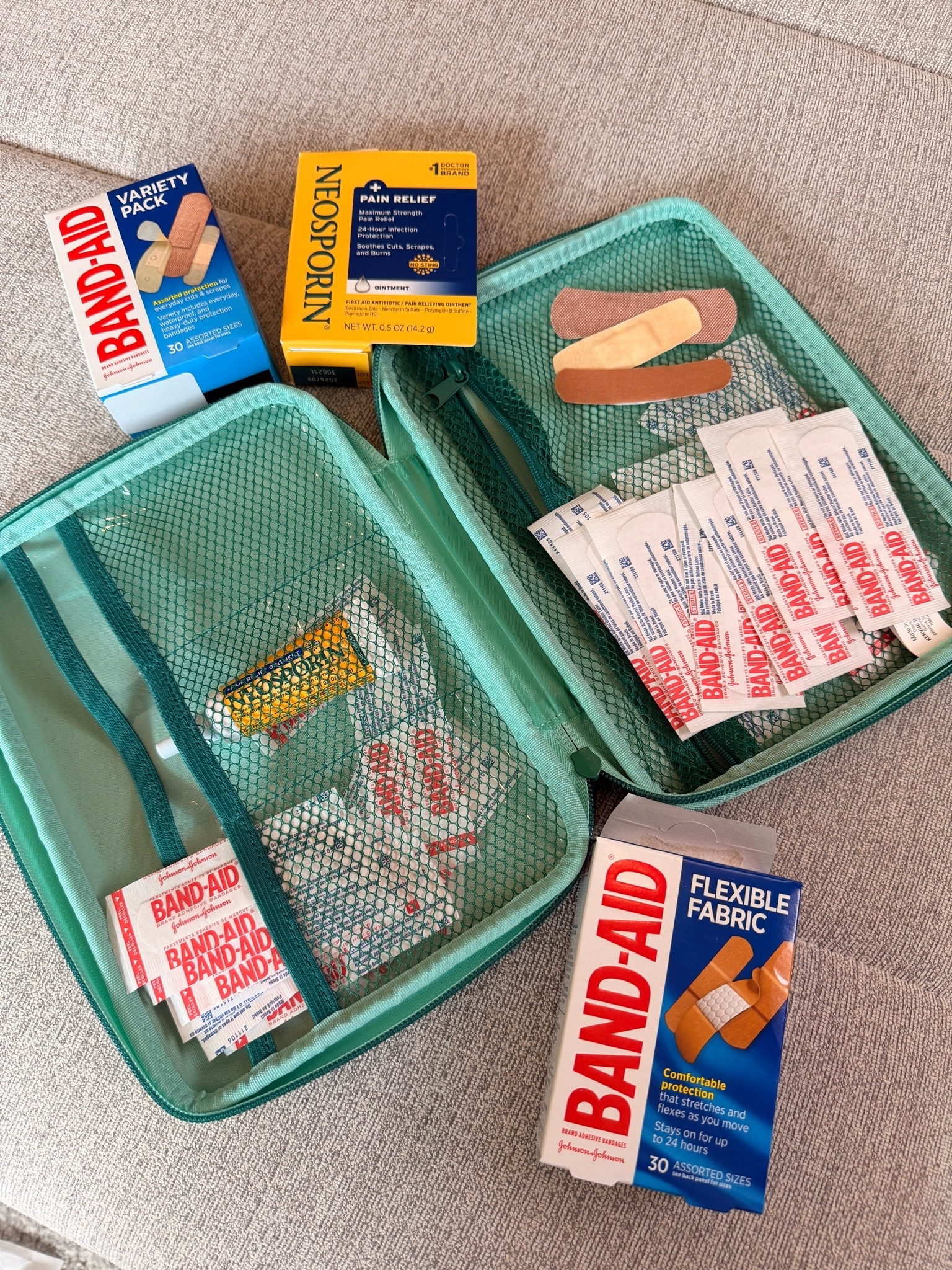 #ad Shop @target today to get your free @bandaidbrand First Aid Bag! Just add 3 eligible first aid items to your cart and the bag and you’ll be prepped all summer long! @bandaidbrand First Aid Bag #TargetPartner #BANDAIDBrandPartner #firstaidkit https://on.ltk.com/+WGotX4P0moD-uGqAfBOOLw
