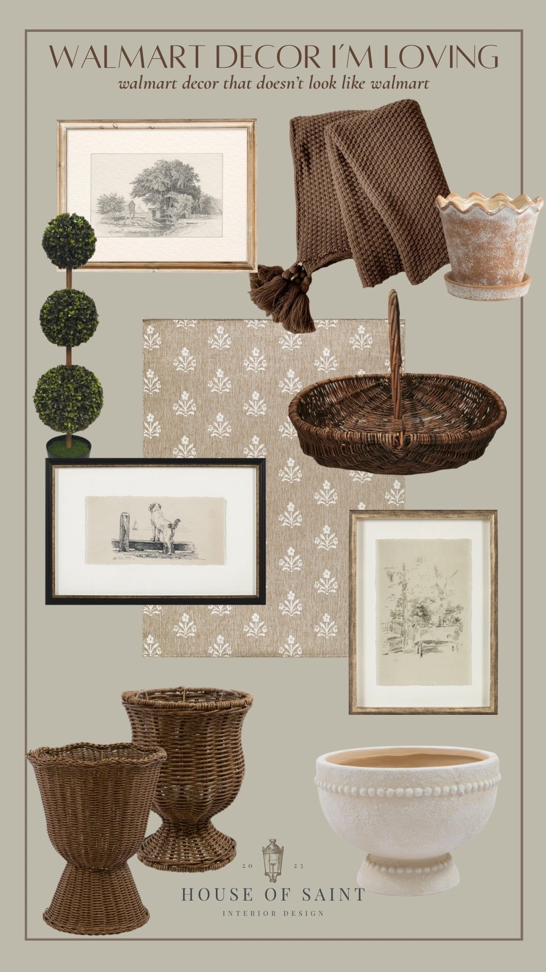 Walmart decor that doesn’t look like Walmart 🤍
If you love the collected, antique-inspired look but not the antique price tags… this is your sign.
These are some of my favorite neutral home decor finds that feel timeless, layered, and way more expensive than they are.

Think:
• vintage-style art
• warm woven textures
• classic urns + baskets
• decor that works in any room

Saving these for anyone who loves traditional, European-inspired, organic modern interiors on a budget 🕯️✨
Everything is linked and easy to recreate. 

 #LTKHome