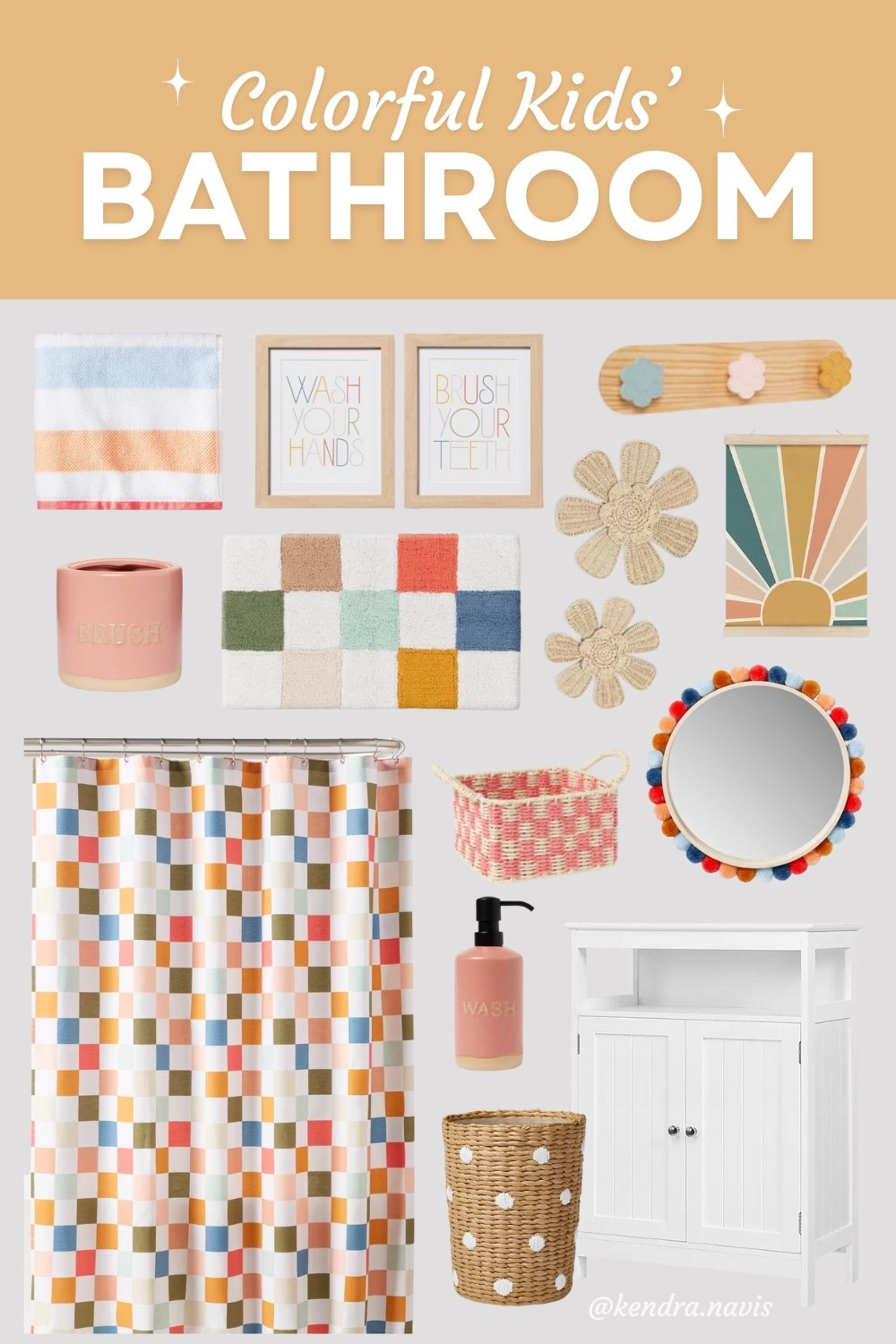 Colorful Kid’s Bathroom Design Mood Board

Boho decor, toddler bathroom, girl’s bathroom, toddler room, little girl’s bathroom makeover, boho bathroom, colorful home decor, Target home finds, Amazon home finds, Pillowfort decor, nursery decor, toddler bedroom, kid’s bedroom, bathroom storage ideas, checkered shower curtain & bath mat, retro decor, pink and orange bathroom, home decor, bathroom renovation

#LTKKids #LTKHome